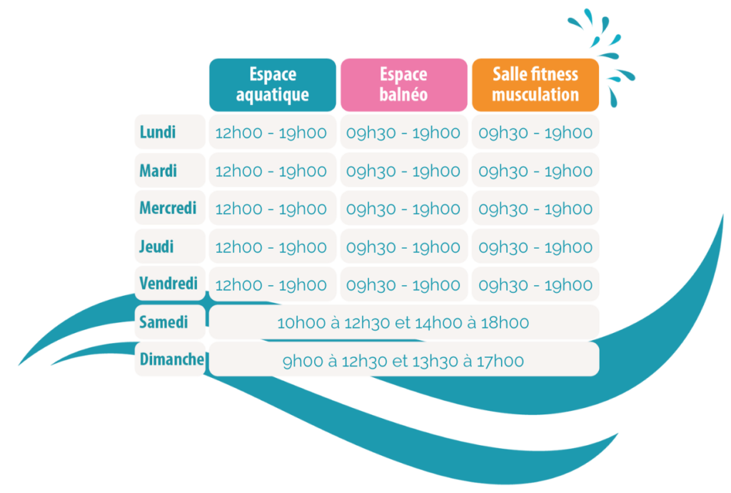 Horaires_vacances_scolaires_La Piscine Landivisiau