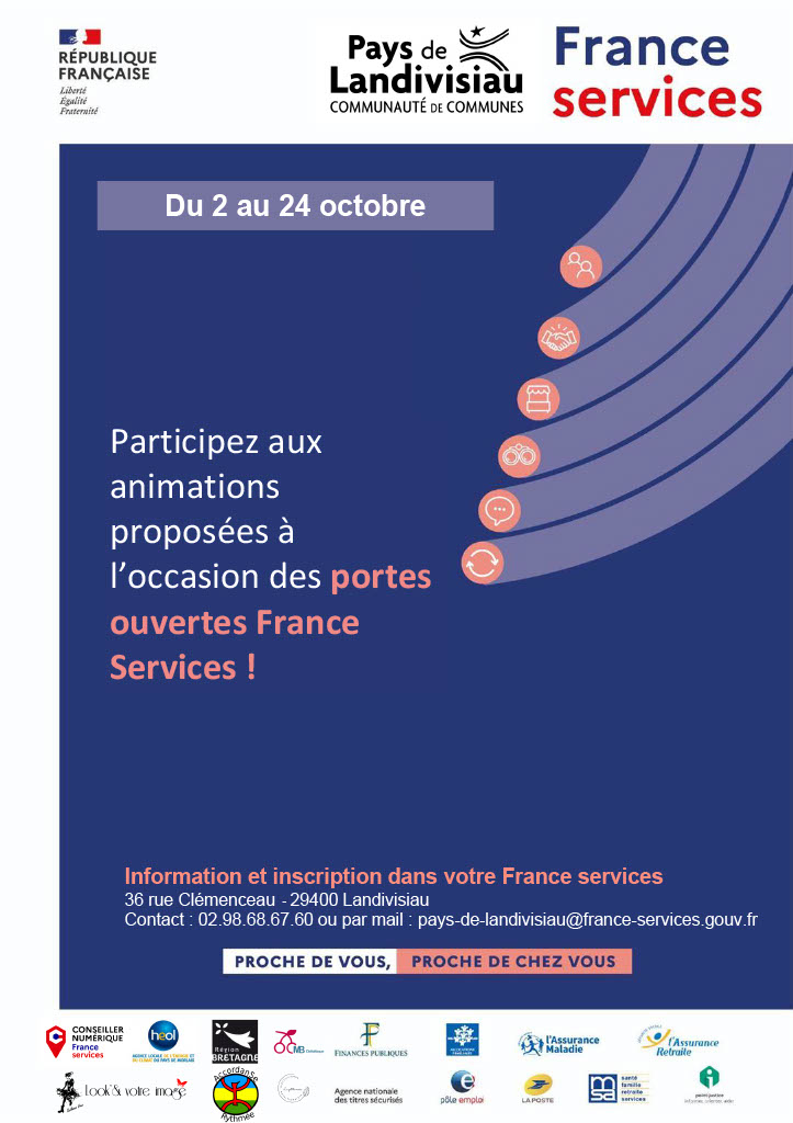 Affiche France Services Portes ouvertes