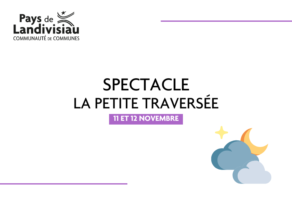 CCPL – Petite Enfance – Spectacle 11 et 12 nov