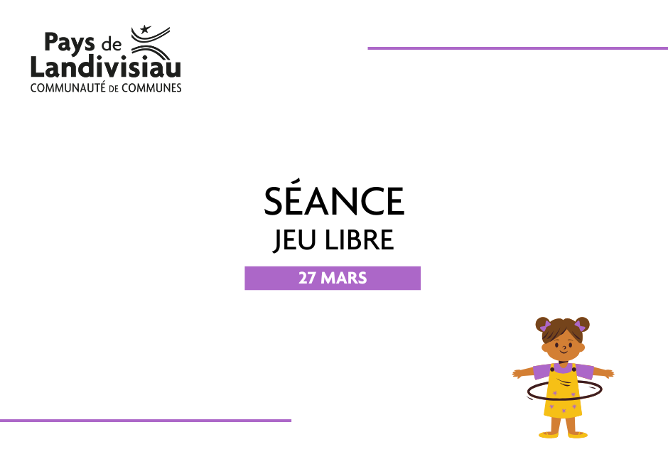 CCPL – Petite Enfance – Séance jeu libre 27 mars