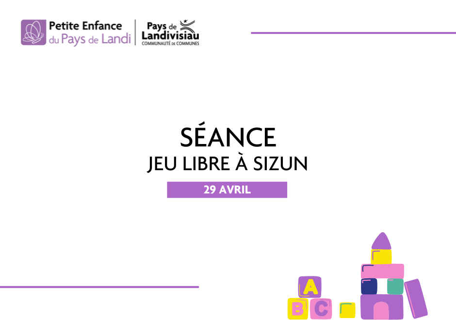 CCPL – Petite Enfance – Séance jeu libre Sizun