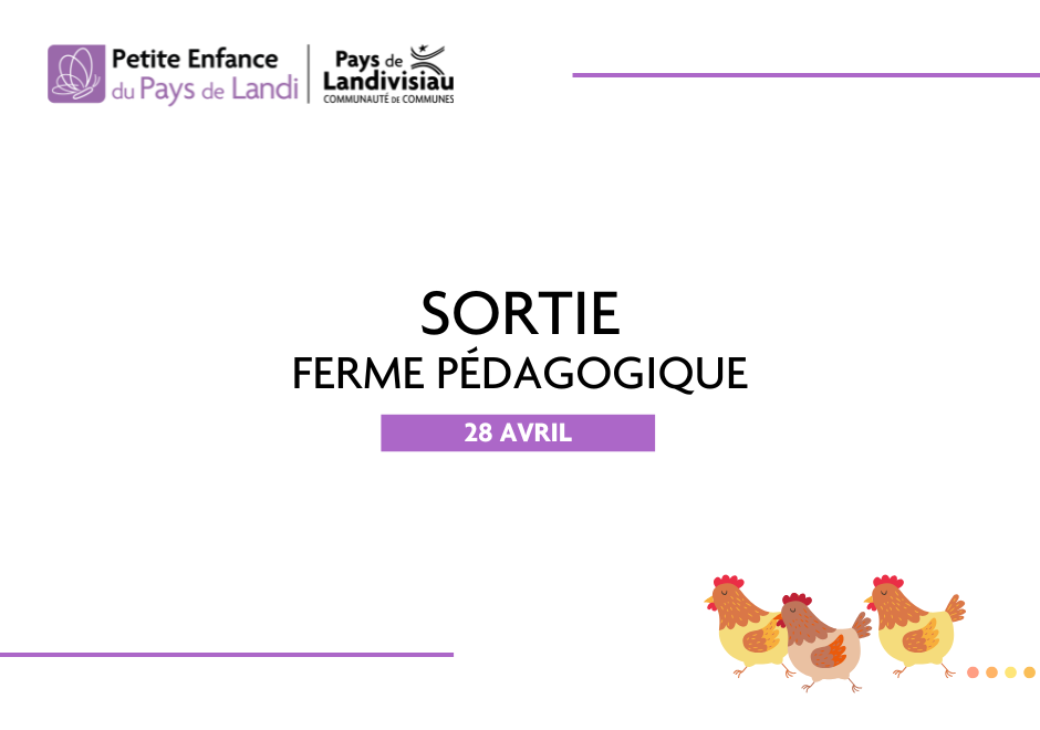 CCPL – Petite Enfance – Sortie à la ferme avril