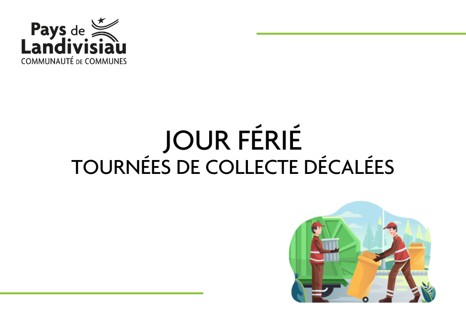 CCPL – Déchets – Tournées décalées