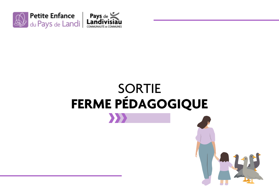 CCPL – Petite Enfance – Sortie ferme pédagogique