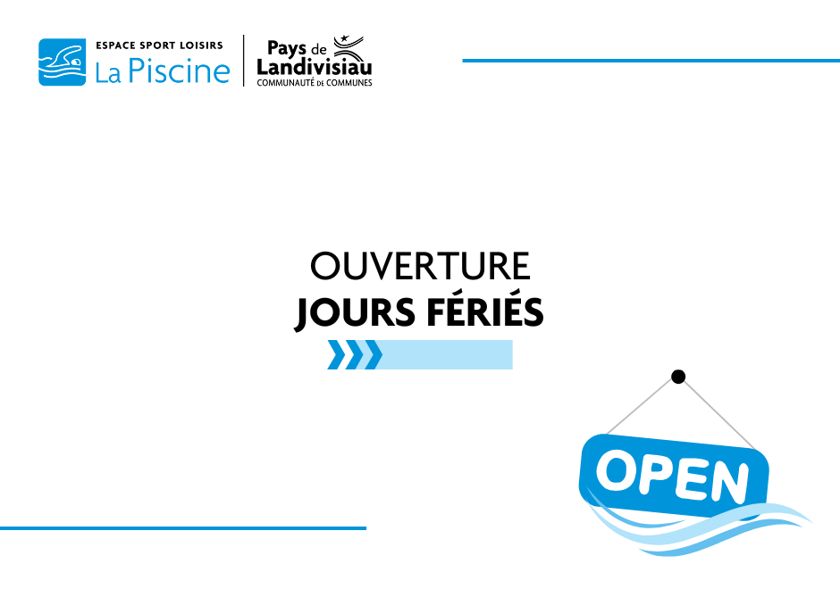CCPL – Piscine – Ouverture fériés