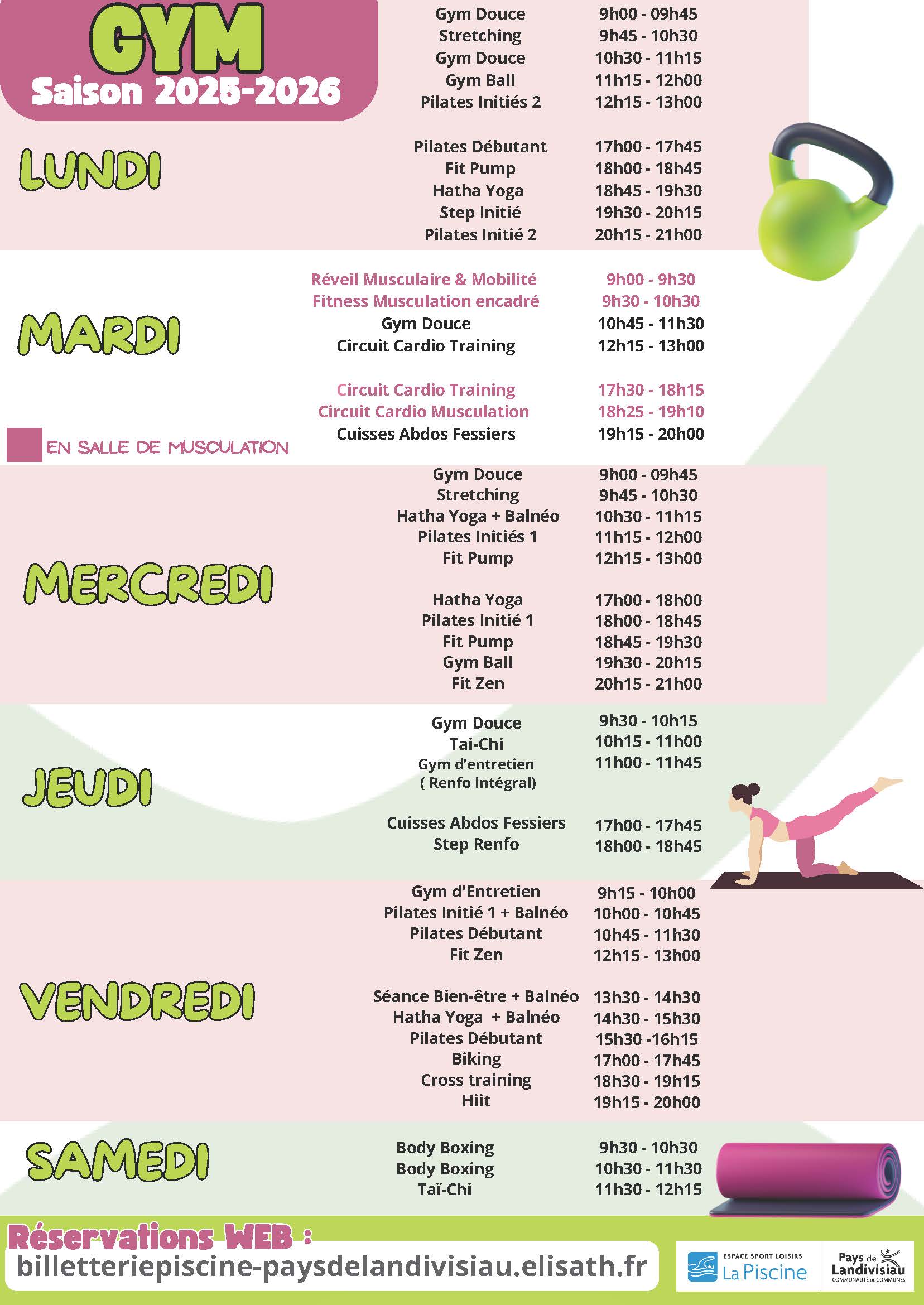 GYM PLANNING ANNUEL
