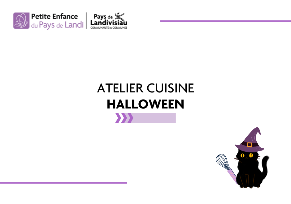 CCPL – Petite Enfance – Atelier cuisine halloween