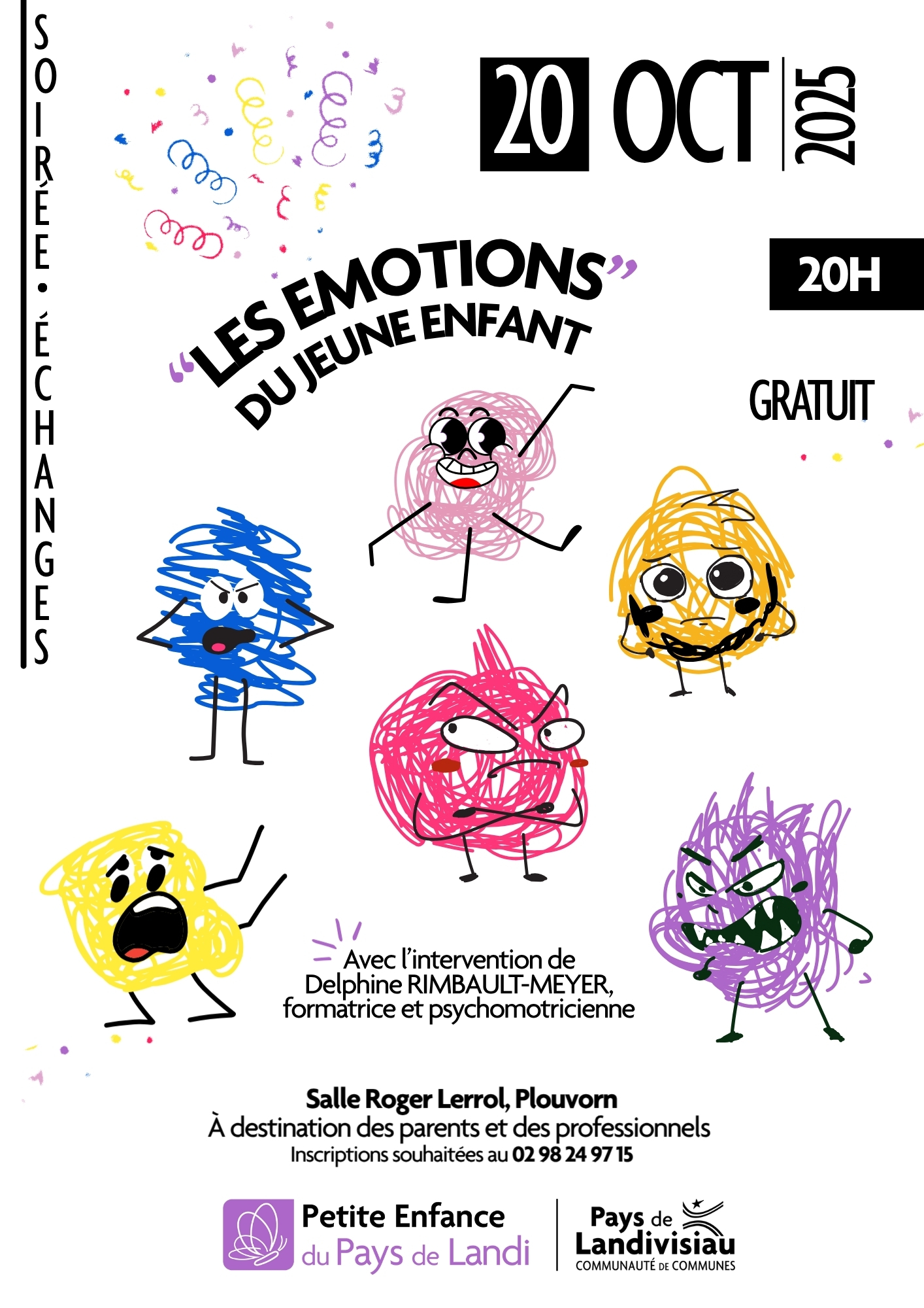 Soirée échanges Les émotions du jeune enfant