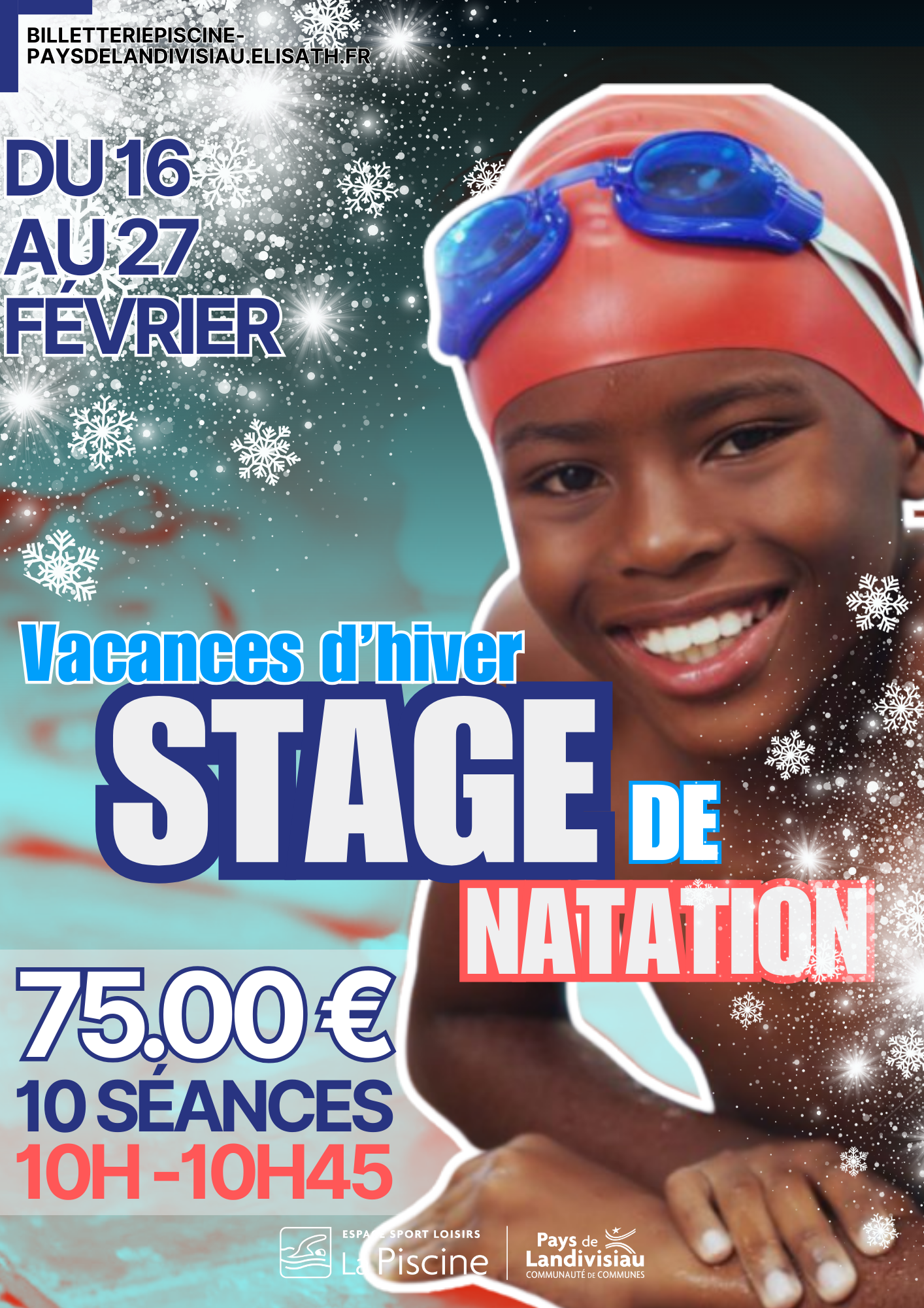Stage de Natation Enfant Vacs_Hiver_2026_Flyer