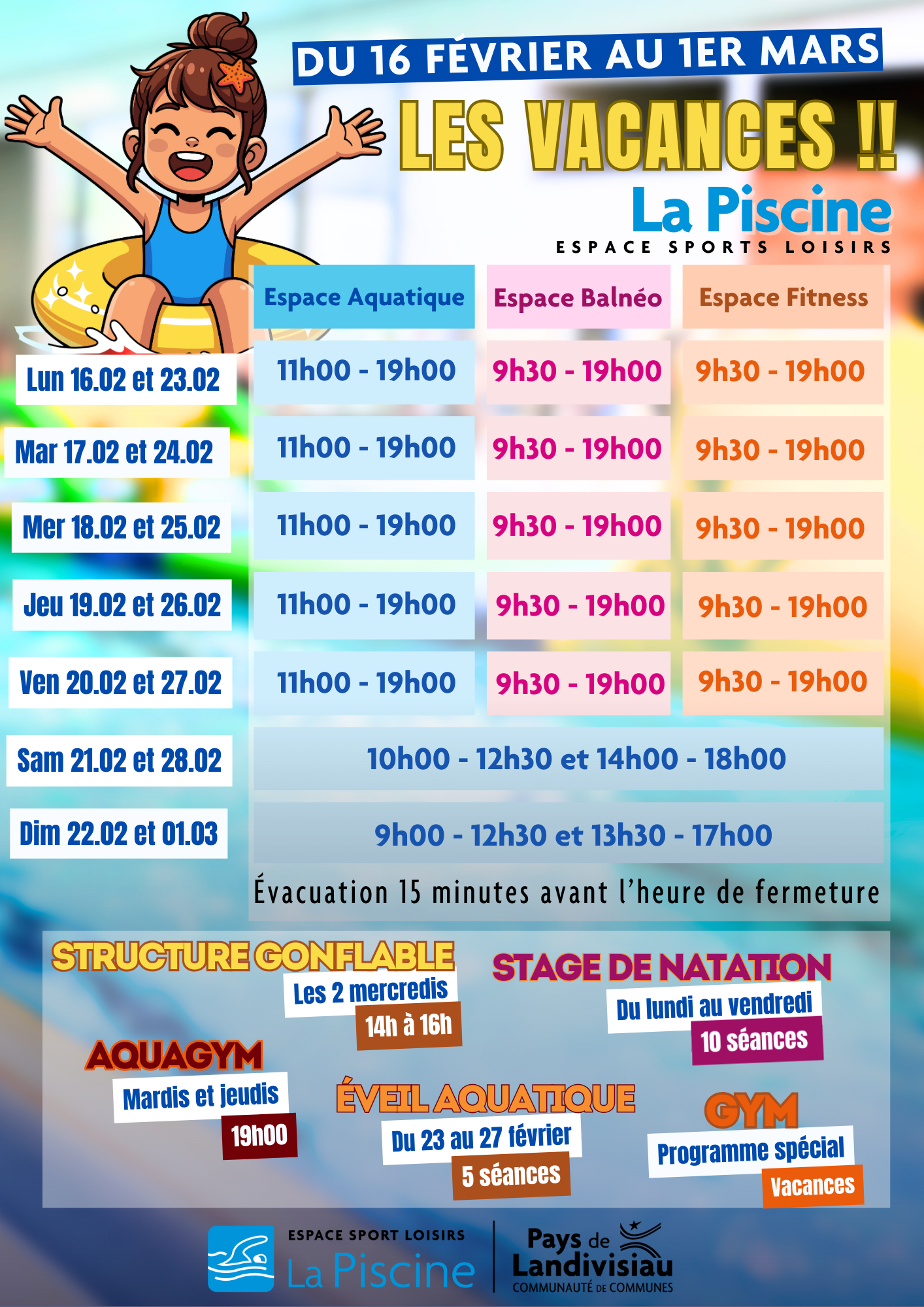 Vacances d'Hiver 2026_Horaires_Activités