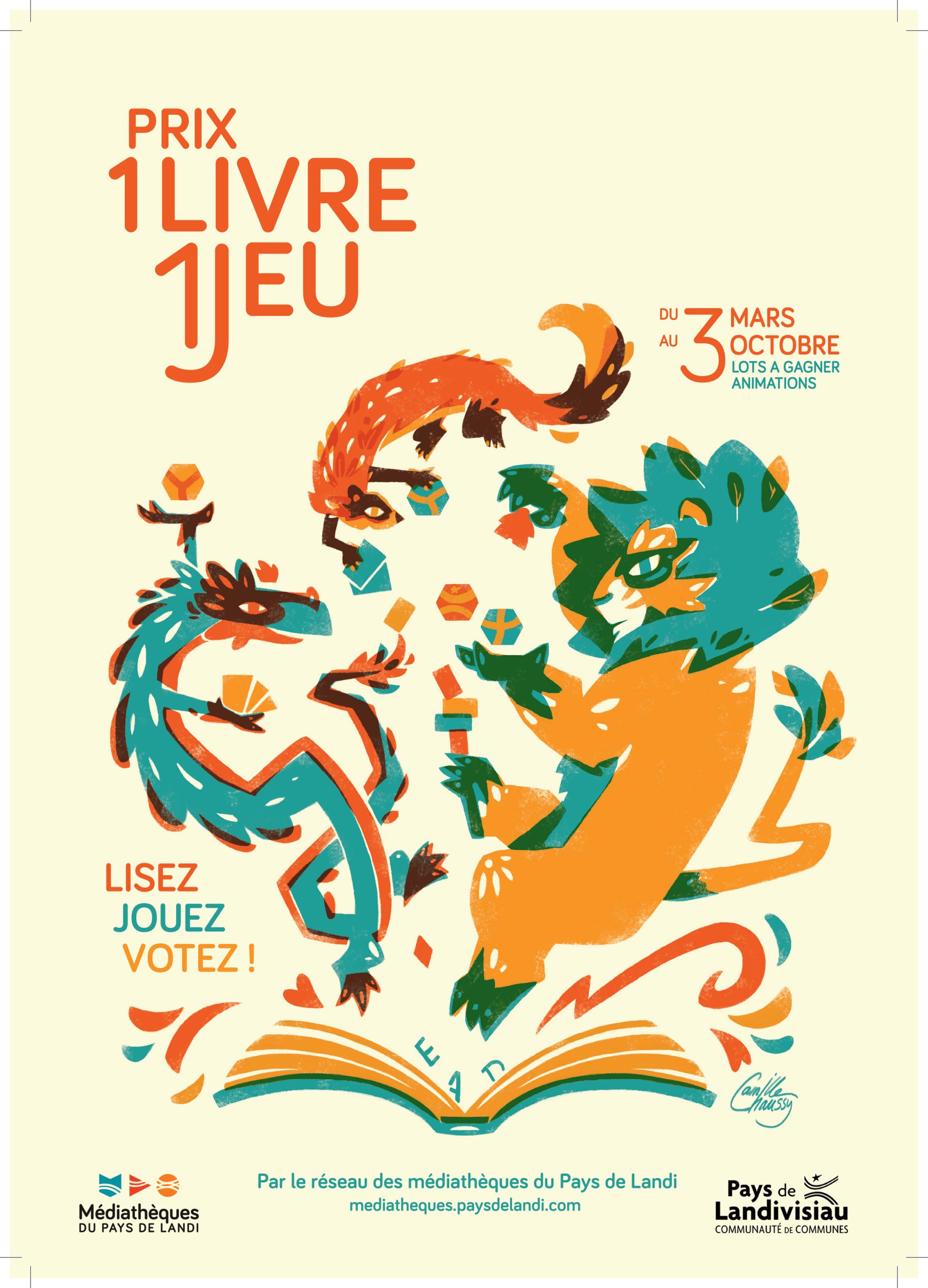 Affiche lancement du prix du livre
