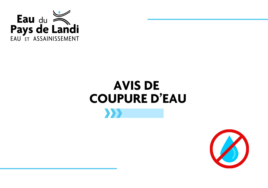 CCPL - Coupure d'eau