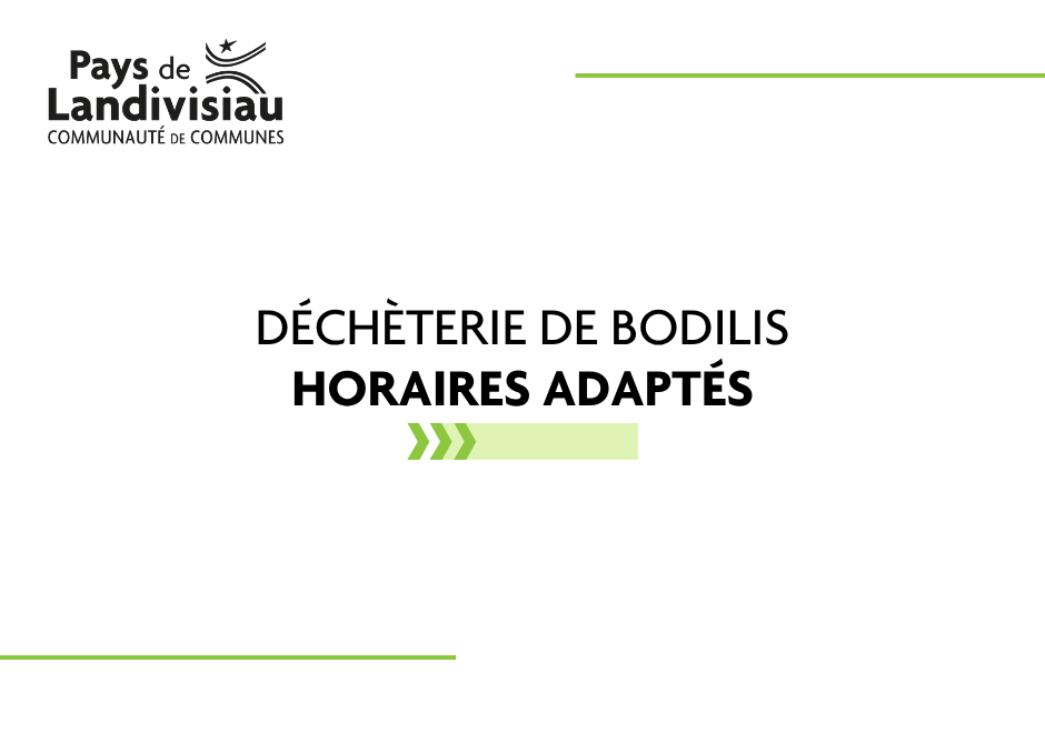 CCPL – Déchets – Horaires adaptés (1)